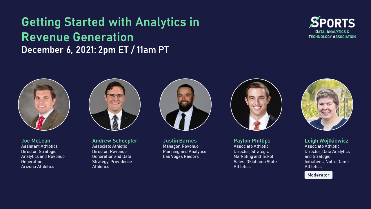 Sports Data, Analytics, & Technology Association